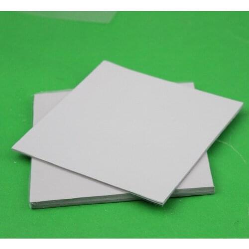 10 Pcs Gdstime 100x100mm 2.5mm GPU CPU Heatsink Cooling Thermal Conductive Silicone Pad 100x2.5mm Blue White Grey