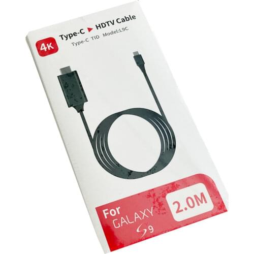 2M 1080P USB 3.1 Type C to HDMI-compatible Adapter Type C Cable For MacBook For Samsung Galaxy S9/S8 For HUAWEI P20 Pro/P30 Pro