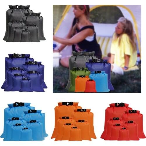 6x Waterproof Dry Bag Roll Top Dry Sacks for Outdoor Camping Hiking Beach