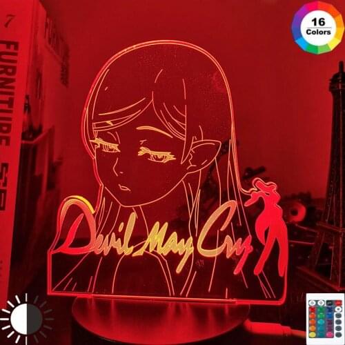 Anime 3d Light Bakemonogatari Shinobu Oshino for Kids Bedroom Decoration Night Light Manga Gift for Her Him Room Table Lamp