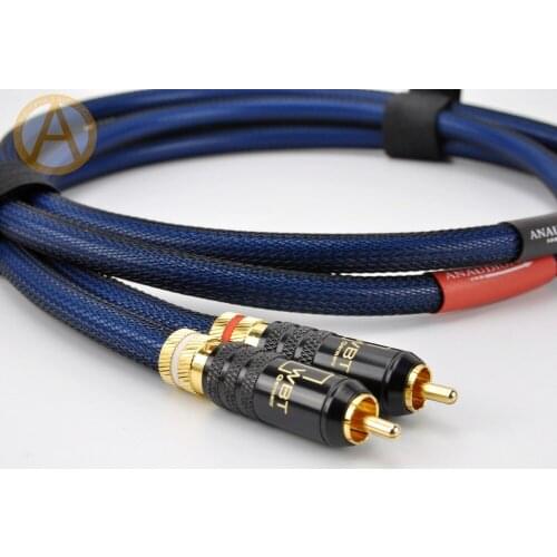 HiEnd SQ88 G5 RCA Audio Cable Silver Plated Male To Male RCA Interconnect Audio Cable Preamp Amplifier