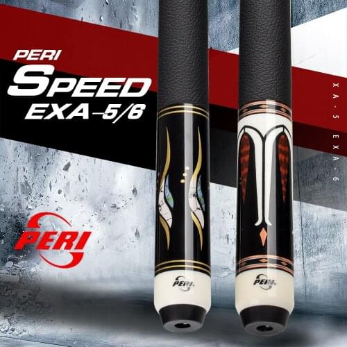 PERI EXA05/06 Pool Cue P20 Shaft Billiard Cue 12.75mm Black Ice Tip Professional Handmade Stick Kit