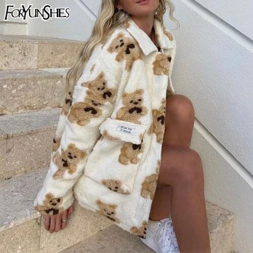 FORYUNSHES Women's Jackets With Fur