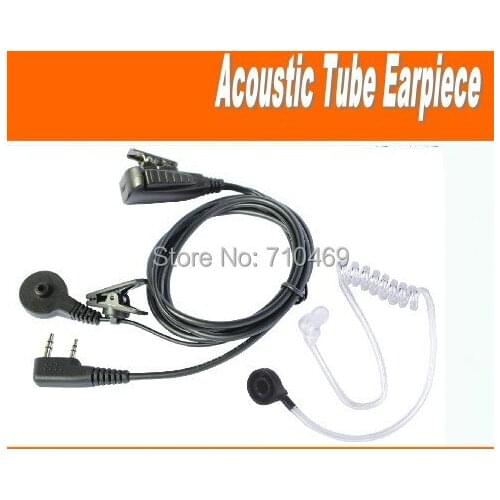 Freeshippi+police grade headset walkie talkie earphone earpiece security for 2 way radio baofeng uv5r wouxun kg-uvd1p tyt puxing