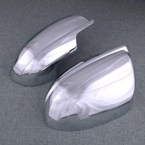 CITALL 2pcs Car Side Door Rearview Wing Mirror Cover Trim Frame Molding Bezel Fit For Mazda 6 2009 2010 2011 2012