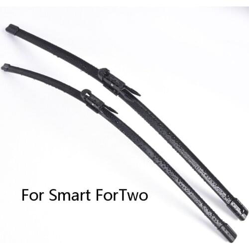 Car Windshield Wiper Blades For Smart ForTwo from 2007 2008 2009 2010 2011 2012 2013 2014 to 2017 Car Windscreen wiper Rubber