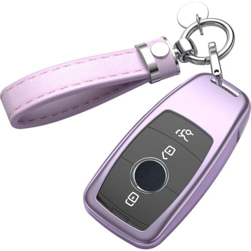 Car Key Case Cover shell Metal Suitable for Mercedes-Benz GLC / E-Class / B-Class / GLE / GLA / 180L200L260L