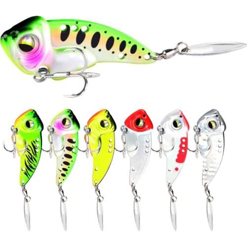 Metal VIB Blade Glow Cicada Lure 8/8.5/9cm 8.5/12.5/17g Sinking Tail Spinner Baits Bibe For Bass Pike Perch Fishing Lure