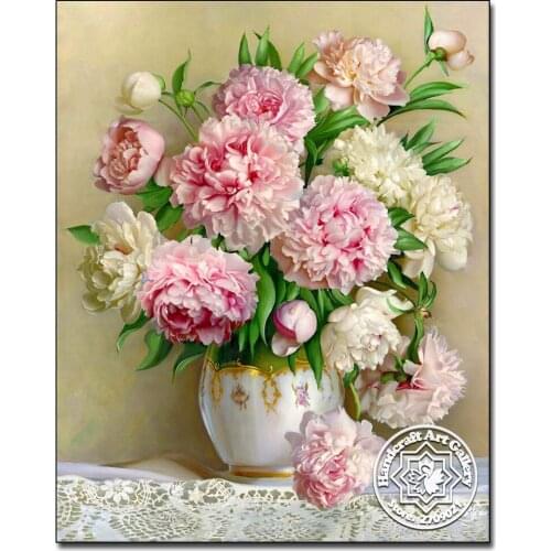 Moonzero 5D Round Diamond Painting Cross Stitch kit Flowers Pictures for Diamond Embroidery Diy Diamond Mosaic Sales Handcraft