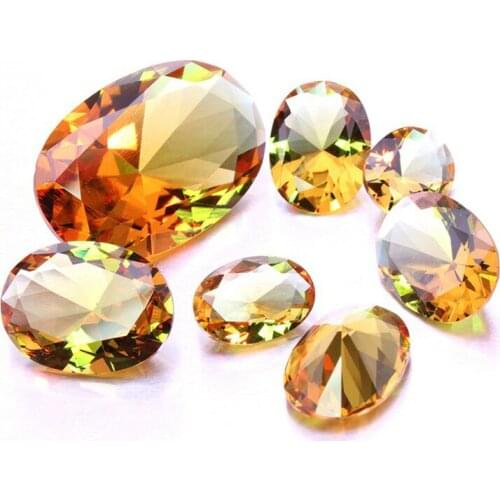 Oval Shape Color Change Stone 5*7mm-13*18mm Zultanite Gems Synthetic Diaspore Stone