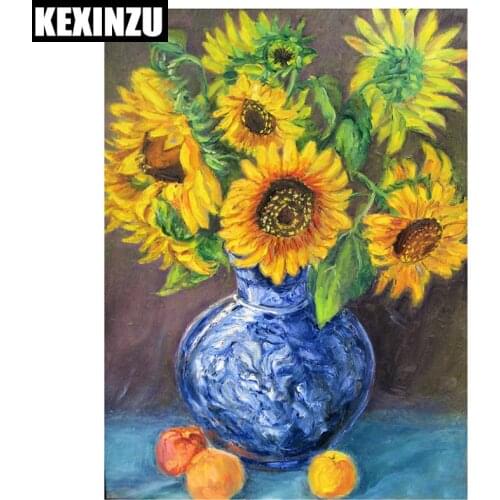 Full Square Diamond 5D DIY Diamond Painting "sunflower" 3D Embroidery Cross Stitch Rhinestone Mosaic Painting Decor