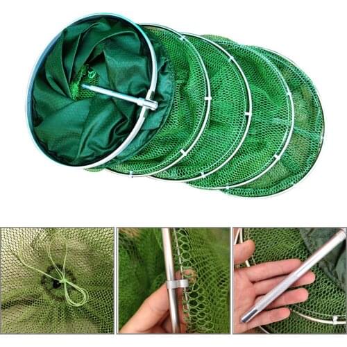 Portable Fishing Net Bag Glued Fishing Trap Crayfish Basket Carp Fishing Accessories Folding Fish Cage Fishing Trap