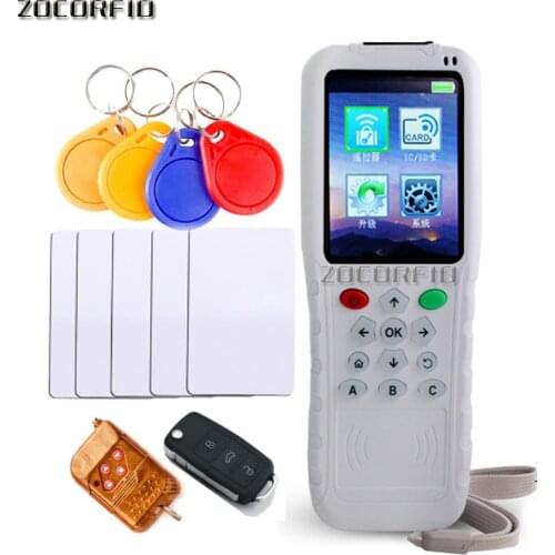 RFID and car key/Garage door remote duplicator/remote copier and RFID copier 125KHZ/13.56MHZ