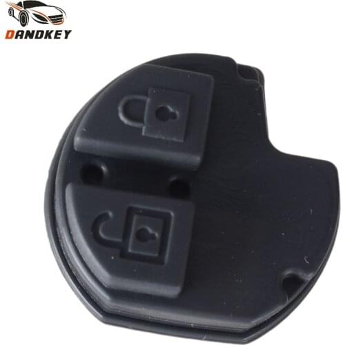 Dandkey Replacement Remote Rubber Pad Button For Suzuki Grand Vitara Swift Ignis Alto Sx4 2 button Remote Fob Silicone Cover Pad
