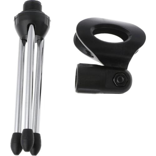 Folding Adjustable Desktop Handheld Mic Microphone Clip Holder Stand Tripod A-1