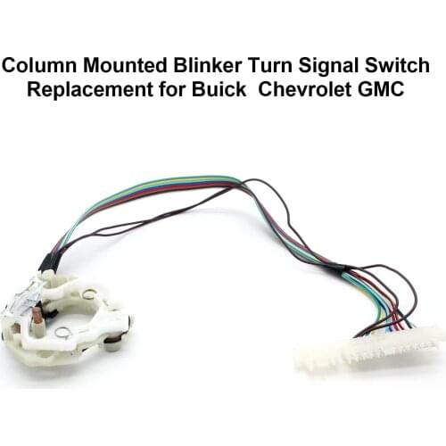 Column Mounted Blinker Turn Signal Switch Replacement for Buick Chevrolet GMC Car Accessories