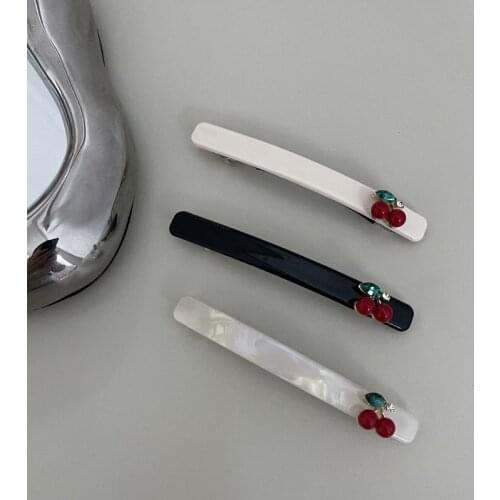 1Pc Girls Cute Cartoon Fruit Colorfur Cherry Children Sweet Hair Clip Barrettes Headband Women Fashion Hair Accessories BB Clip