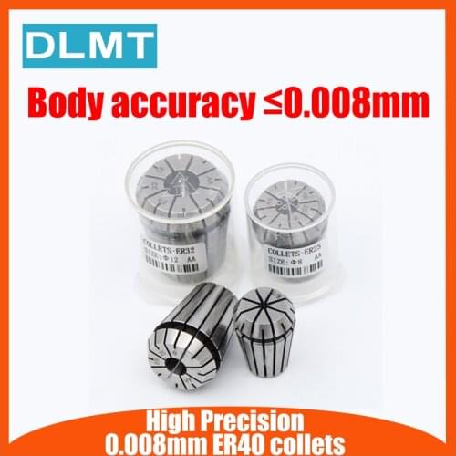 1PCS High Precision ER40 collets 0.008mm accuracy 3mm-26mm ER40 Spring Collet Suitable for ER Collet Chuck Holder