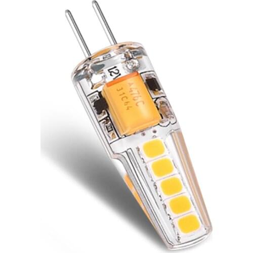 10PCS G4 COB LED 6W AC/DC 12V Mini Crystal Bulb Halogen Light Replace Cool White For Bedroom Hallway Restaurant Led Bulbs