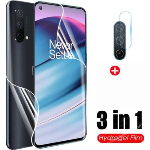 3 in 1 Hydrogel Film For Oneplus Nord CE 5G Screen Protector & Camera Lens For one plus nord ce 6.43'' Protective Film Not Glass