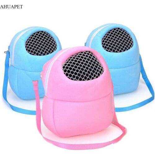 AHUAPET Guinea Pig Cage Hamster Cage Bedding Ferrets Rabbit Carrier Squirrel Hedgehog Carrying Bag Warm Sleeping Small Pet Bag E