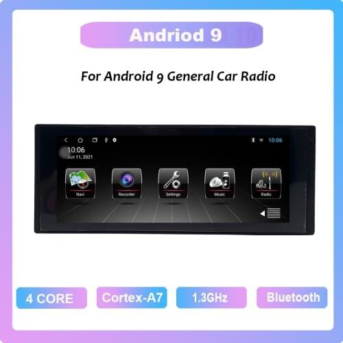 Android 9 General Car Radio 6.9 inch 1280*480 Bluetooth Quad Core Cortex-A7 1.3GHz