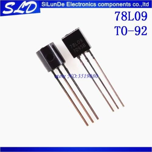 Free Shipping 1000pcs/lot 78L09 WS78L09 9V 100mA 0.1A TO-92 new and original In Stock
