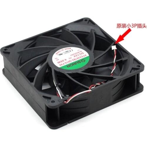 Free shipping PFE0381B2-Q010-F99 14038 12V 4.08W three-wire cooling fan One year warranty