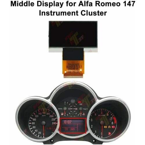 Dashboard Center Middle LCD Display for Alfa Romeo 147 Instrument Cluster