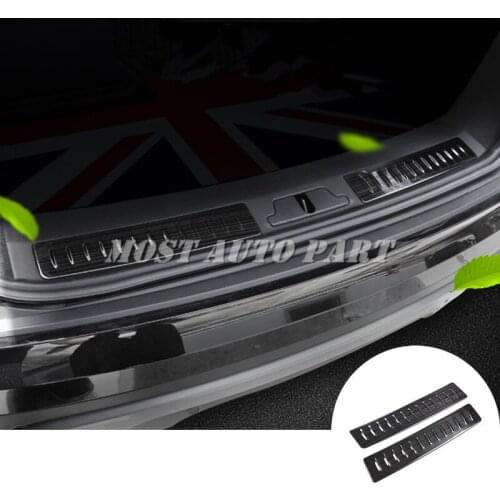 For Land Rover Range Rover Velar Inside Rear Bumper Cargo Door Sill Scuff Plate 2017-2020 Car accesories interior Car decoration