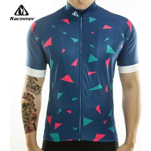 Racmmer 2020 Breathable Cycling Jersey Summer Mtb Bicycle Short Clothing Ropa Maillot Ciclismo Sportwear Bike Clothes #DX-05