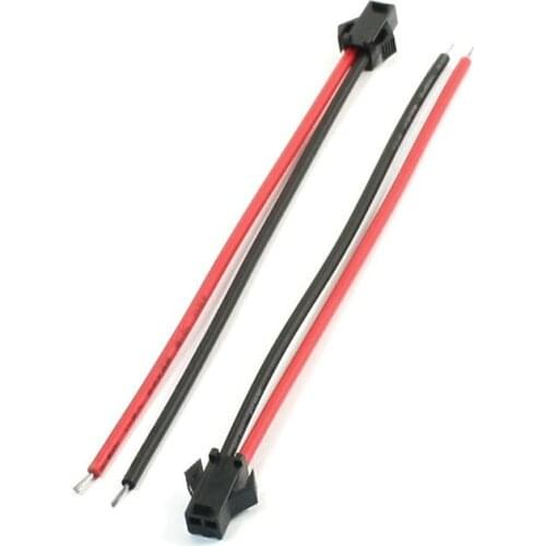 IMC Hot 10Pairs 15cm Long JST SM 2Pins Plug Male to Female Wire Connector