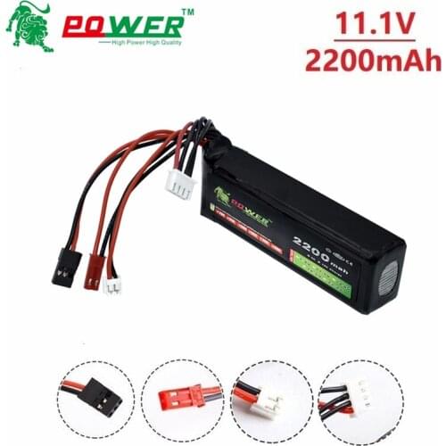 Lion Power 11.1V 2200mAh 3S Li-Po Battery for Walkera DEVO 7 DEVO 10 DEVO12E F12E WFLY9 RadioLink AT9 Transmitter 3s RC Battery