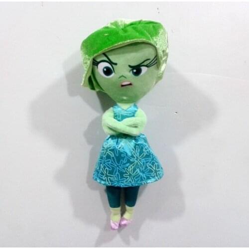 Isney Movie Inside Out Disgust Cute Plush Toy Stuffed Doll 30cm Kawaii Girl Gift