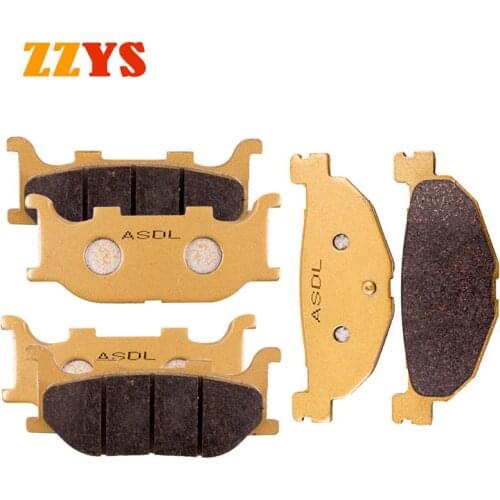 Motorcycle Ceramic Front and Rear Brake Pads Set For Yamaha XP500 T-Max Tmax XP 500 2004-2008 2007 2006 2005 500CC Brake Discs