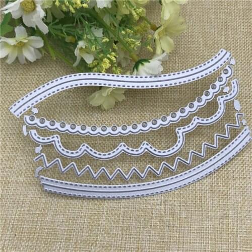 5pcs Cards Edges Set metal die decoration for scrapbook punching card cutting DIY process edge cutting