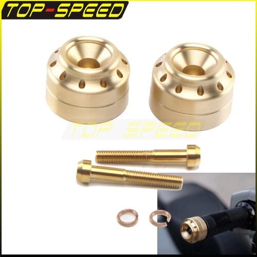 For VESPA GTS Sprint Primavera LT LX LXV GT GTS GTV 125 150 200 250 300 Handlebar Bar End Plug Copper Balance Slider Blocker