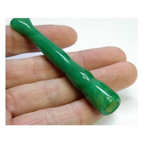 Natural Brazil agate jade bamboo filter cigarette holder washable