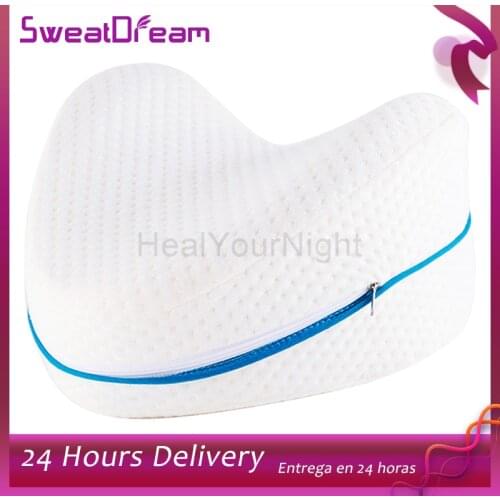 Body Pillow Memory Foam Leg Pillow Sleeping Orthopedic Pillow Hip Joint Pain Relief Thigh Leg Pad Cushion Home Memory Pillow