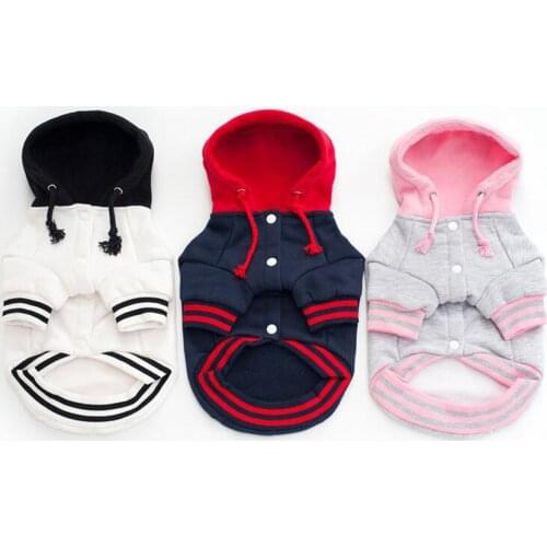 Perro Sudaderas Con Hoodie Ropa Pequeno Puppy Clothes Small Medium Hund Cheins Pomeranian Dog Hoodies De Cachorro Pet Supplies