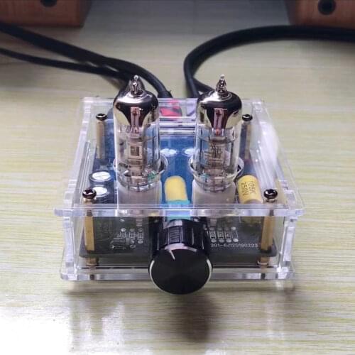 DC12V tube preamplifier power amplifier HiFi tube preamplifier bile buffer HIFI speaker amplifier home theater DIY
