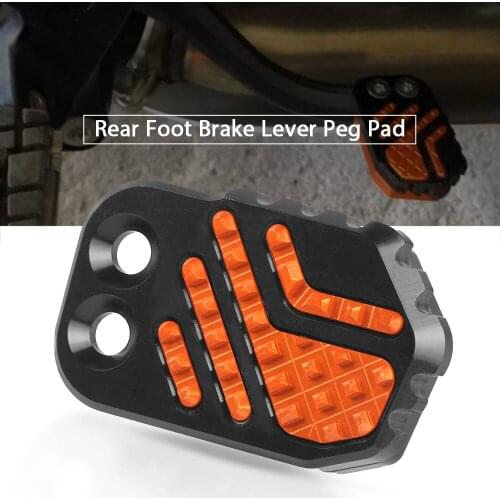 For 790 Adventure R/S 690 Enduro 950 990 1050 1090 1190 1290 Adventure Extension Enlarge Extender Rear Foot Brake Lever Peg Pad