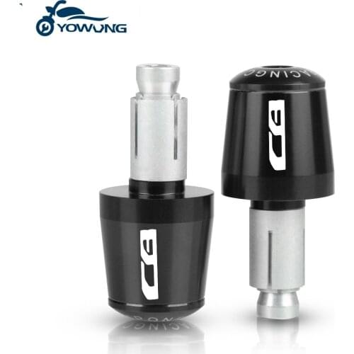 FOR HONDA CB1000R CB600F Hornet CB600/CB900 CB1300SF CB750 CB400 7/8'' 22MM Motorcycle Handlebar Grips Handle Bar Cap End Plugs