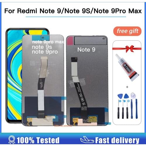 Original Display For Xiaomi Redmi Note 9 LCD Touch Screen Digitizer Assembly LCD For Redmi Note 9 pro LCD Redmi Note 9s Display