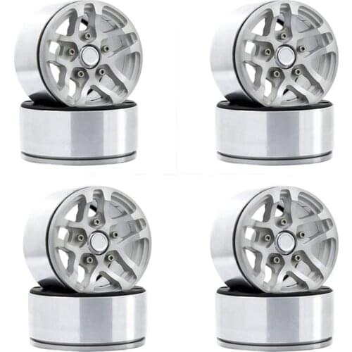 1.9inch Wheel Hubs Wheel Rims Beadlock for 1/10 Traxxas TRX4 Defender Axial SCX10 90046 RC Crawler Car Accessories