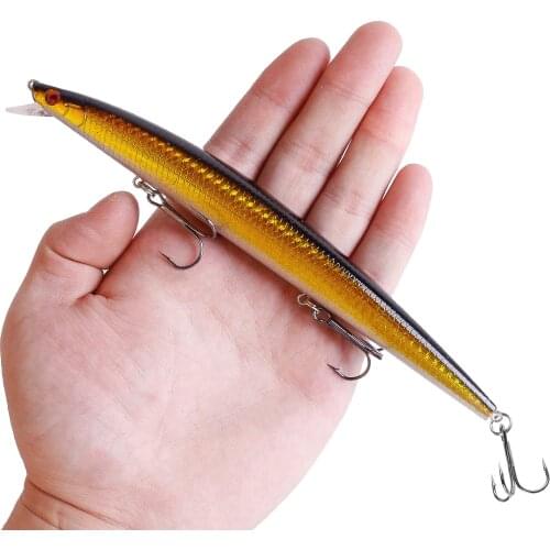 1PCS Minnow Fishing Lure 18.5cm/23g 10 Colors 3D Eyes Pesca Hooks Fish Wobbler Tackle Crankbait Artificial Swimbait Hard Bait