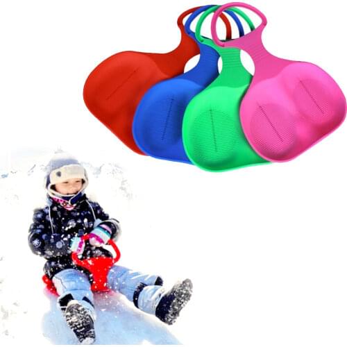 1PCS Winter Boards Sand Slider Snow Luge Thicken Durable Kids Adult Outdoor Sport Plastic Grass Board