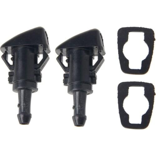 New 2 Pcs Vehicle Car Windshield Washer Wiper Water Spray Nozzle For Chrysler 300C Jeep Dodge Auto Car Accessories