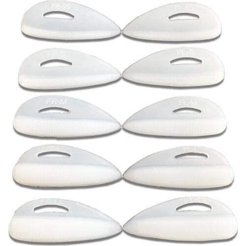 5pairs Eyelash Perm Silicone pads Lashes Rods Shield Lifting 3D Eyelash Curl Shields pads Eyelash Extension Applicator Tools