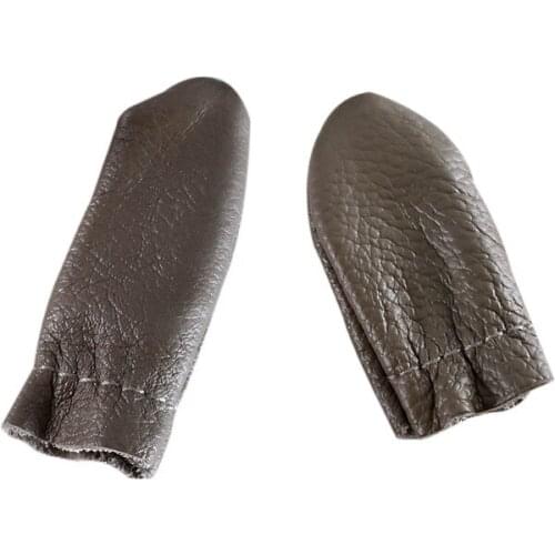 5 Pairs Thumb Index Thimble Finger Protector Leather Needle Felting Guard Hand Craft Embroidery Needlework Accessory